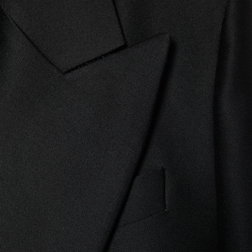 Wool silk gabardine jacket Detail 7