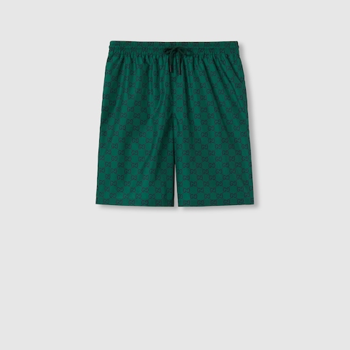 GG print nylon swim short Detail 2