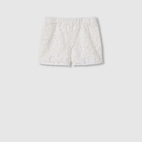 Short de encaje floral Gucci