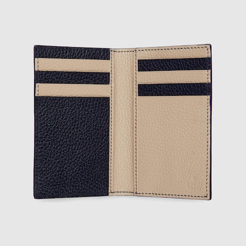 Bi-color long card case Detail 2
