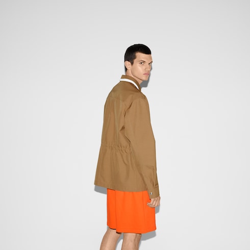 Chaqueta de gabardina técnica