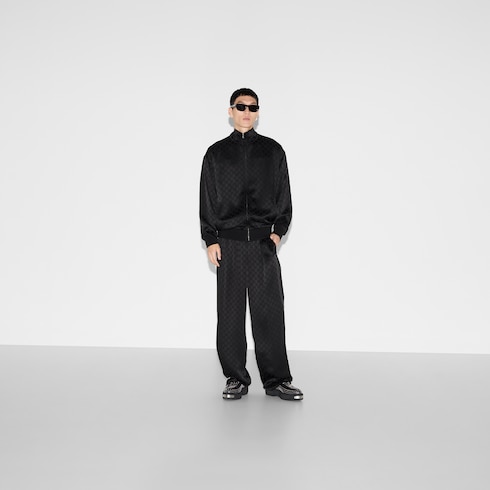 Jacke aus GG Satin mit Reißverschluss
