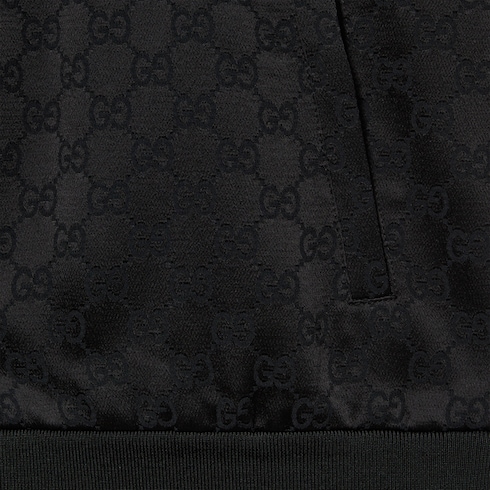 GG satin zip jacket Detail 7