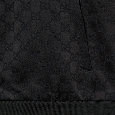 Jacke aus GG Satin mit Reißverschluss
