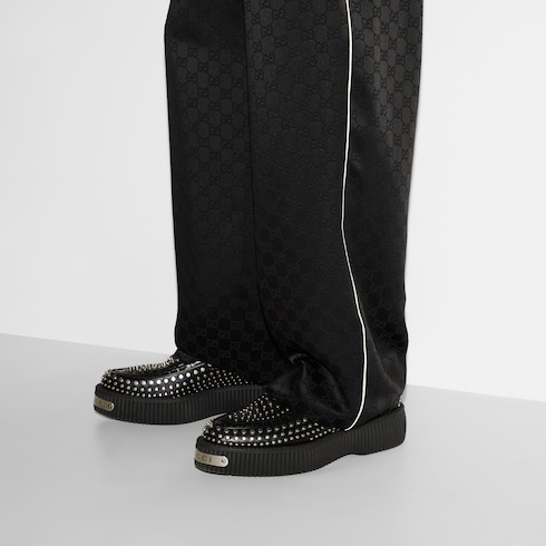 Pantalon de jogging en satin GG