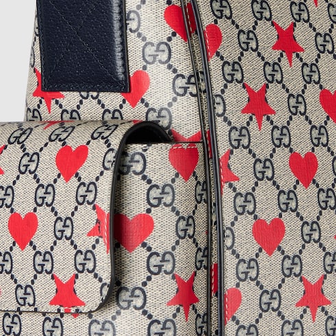 Ophidia printed GG diaper bag Detail 3