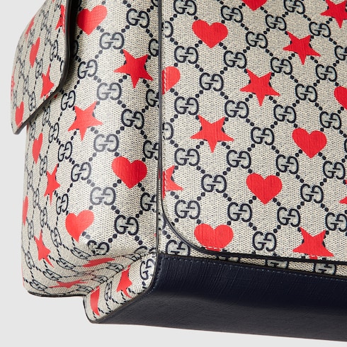 Ophidia printed GG diaper bag Detail 7