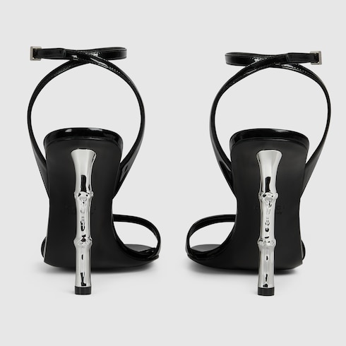 Sandales avec talon en bambou pour femme