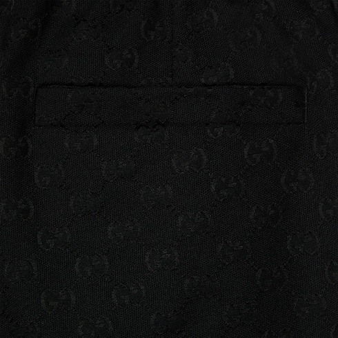 Pantalone in canvas GG in misto cotone
