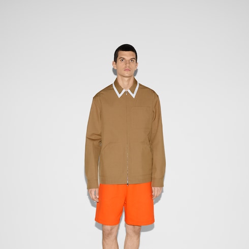 Chaqueta de gabardina técnica