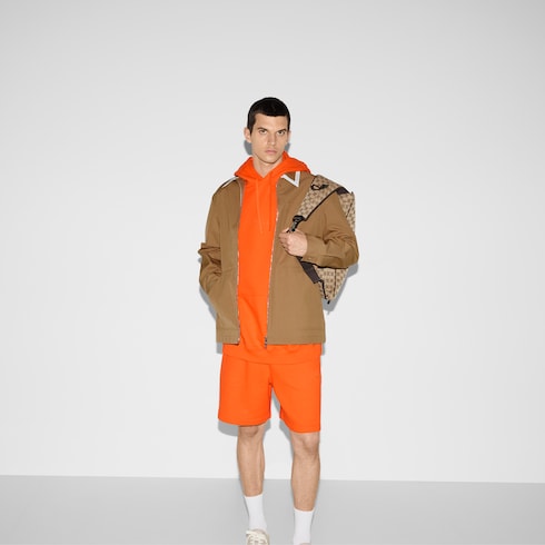 Chaqueta de gabardina técnica