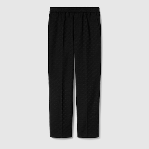 Pantalone in canvas GG in misto cotone
