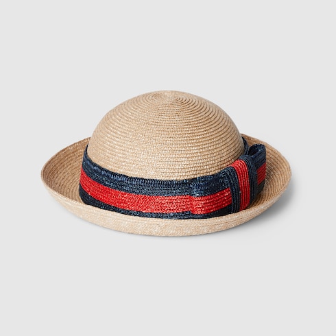 Children's straw hat with Web