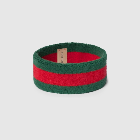 Bandeau pour enfant en tissu-éponge avec bande Web