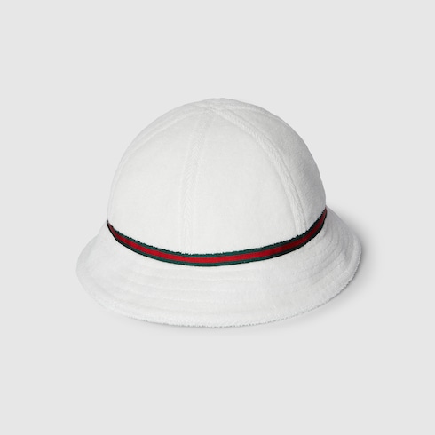 Chapeau pour bébé en tissu-éponge avec bande Web