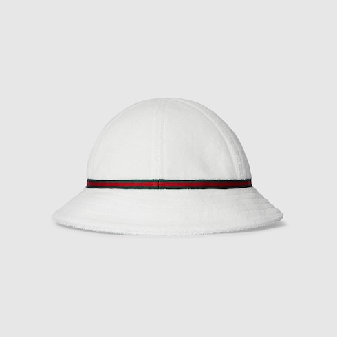 Chapeau pour bébé en tissu-éponge avec bande Web