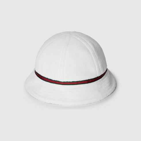 Chapeau pour bébé en tissu-éponge avec bande Web