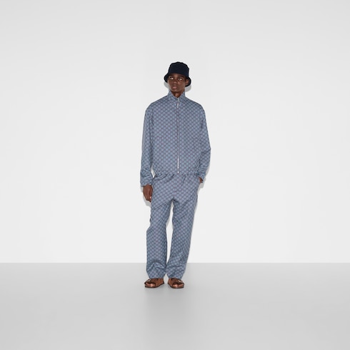 Veste en laine pied-de-poule GG