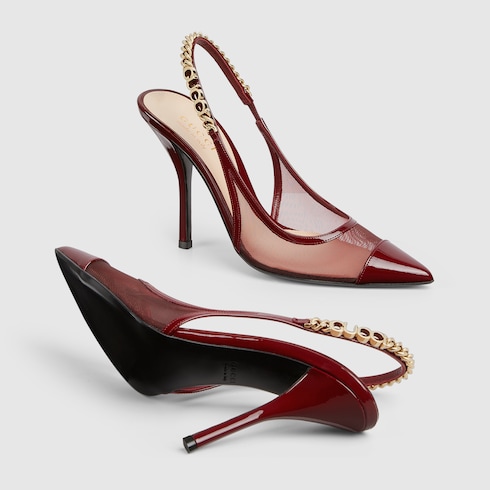 Gucci Signoria slingback pump Detail 6
