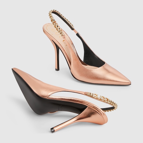 Gucci Signoria slingback pump