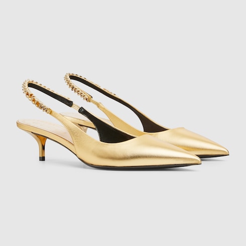 Gucci Signoria slingback pump