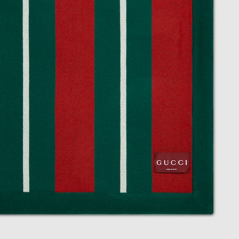 Gucci Web wool blanket Detail 3