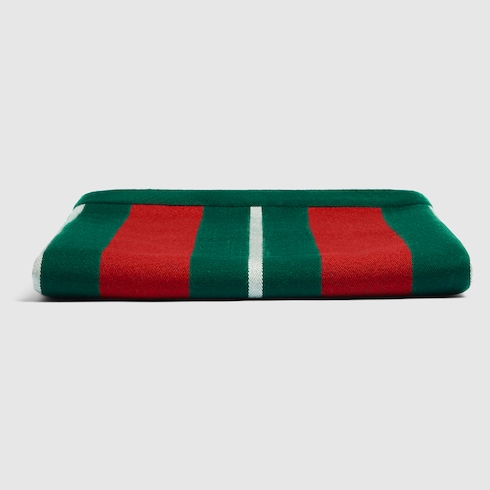 Gucci Web wool blanket Detail 5