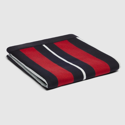 Gucci Web wool blanket Detail 3