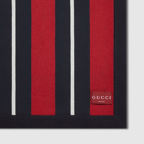 Gucci Web wool blanket Detail 5