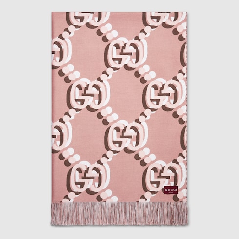 Couverture en laine avec GG Shadow