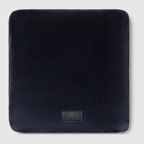 Velvet cushion with Horsebit