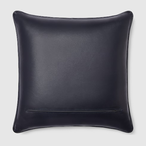 Coussin en jacquard de coton à motif Mors
