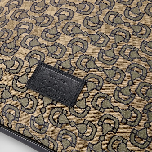 Coussin en jacquard de coton à motif Mors