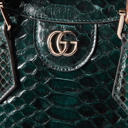 Gucci Diana small python tote bag Detail 6