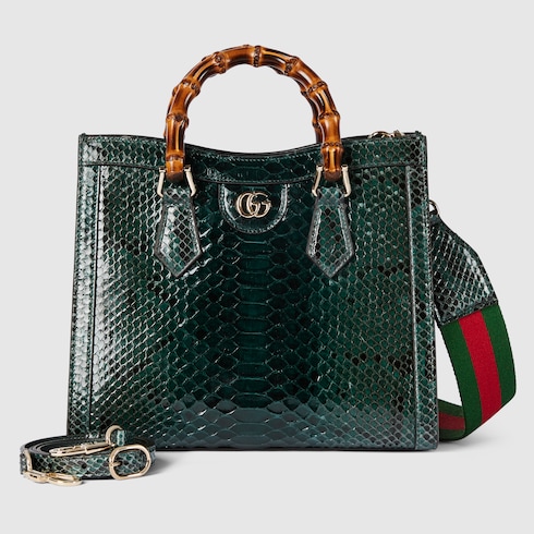 Gucci Diana small python tote bag Detail 7