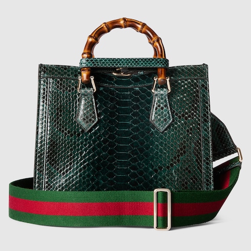 Gucci Diana python medium tote bag
