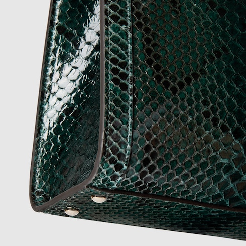 Gucci Diana small python tote bag Detail 12