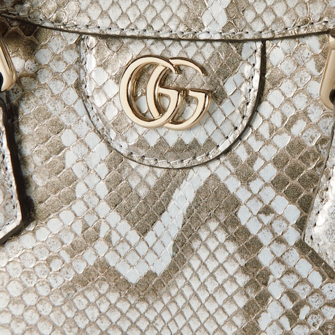 Kleiner Gucci Diana Shopper aus Pythonleder