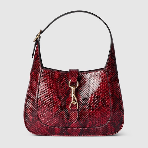 Borsa Gucci Jackie in pitone misura media 