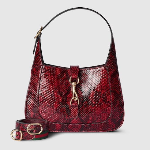 Borsa Gucci Jackie in pitone misura media 