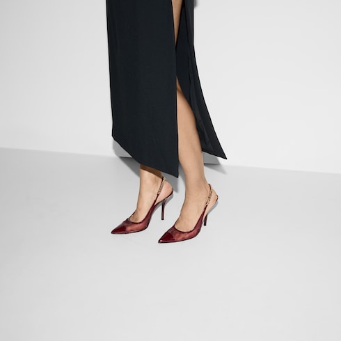 Gucci Signoria slingback pump