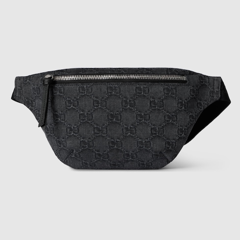 Children's GG denim belt bag