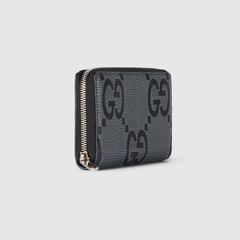 GUCCI★ラウンドジップ財布 ジャンボ GG ジップアラウンドウォレット ・ダークグレー