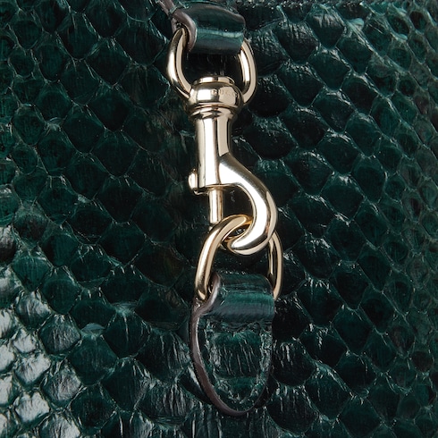 Мини-сумка Gucci Jackie Notte из кожи питона