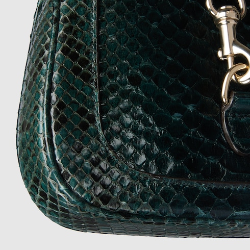 Мини-сумка Gucci Jackie Notte из кожи питона