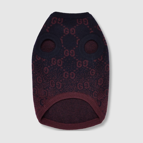 Wool jacquard pet sweater