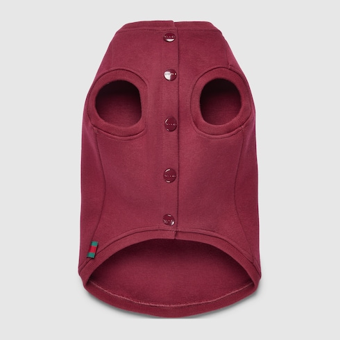Embossed cotton pet sweatshirt Detail 5