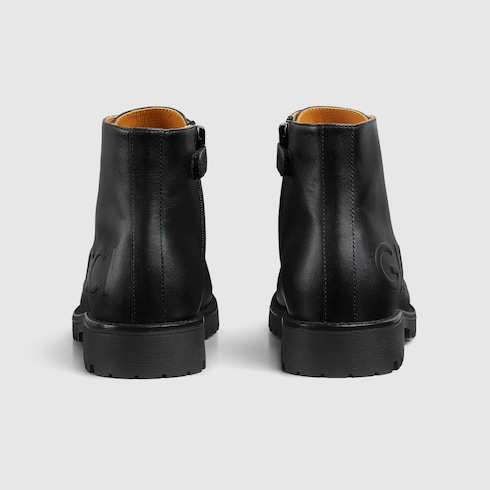 Children's ankle boot with Horsebit
