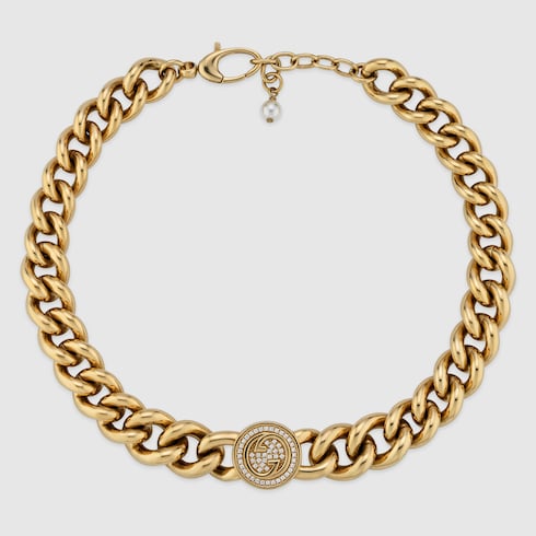 Collana a catena Gucci Blondie