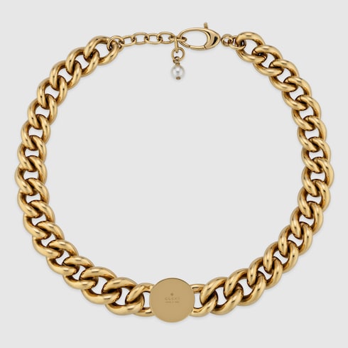 Collar Gucci Blondie de cadena